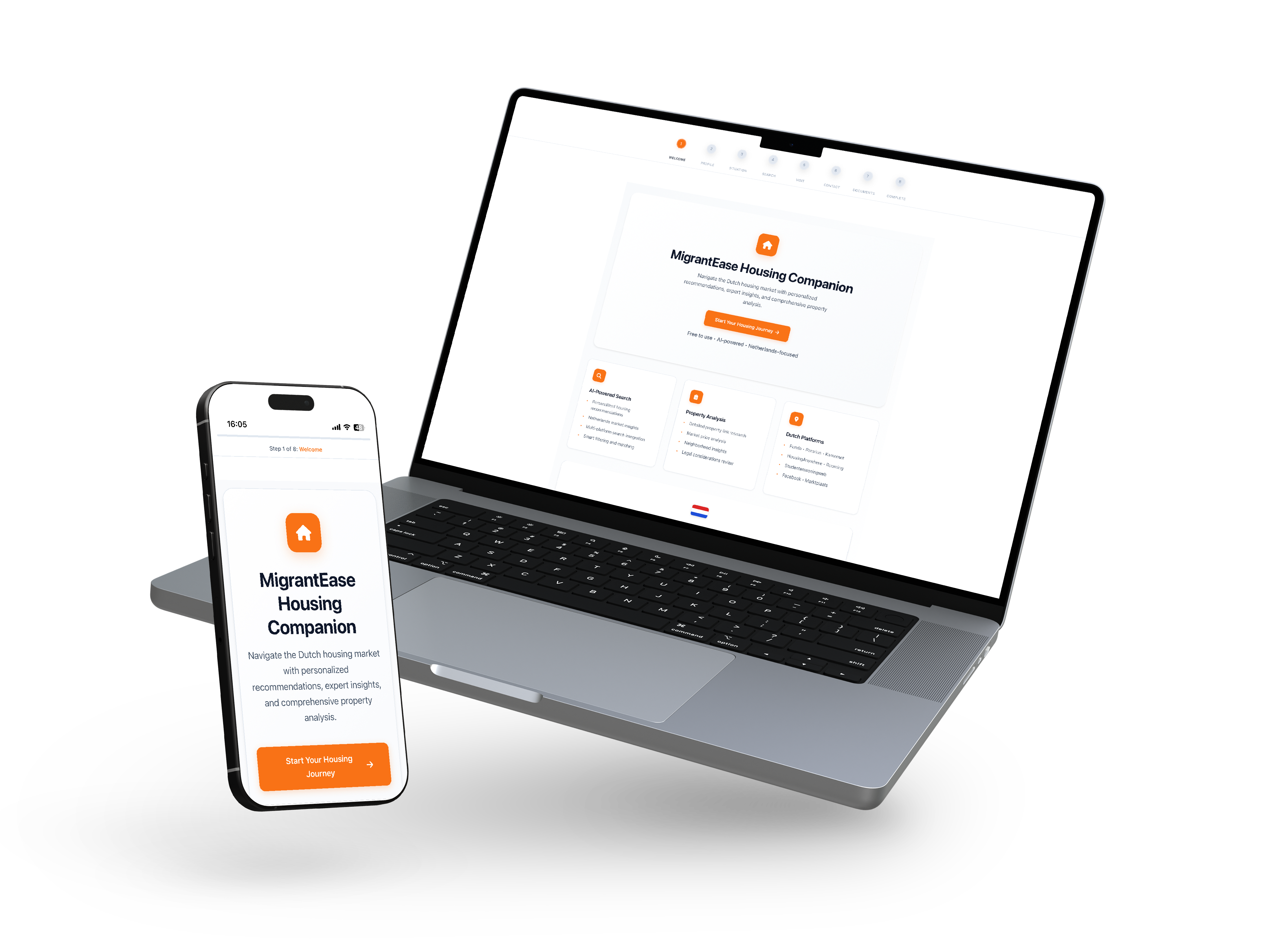 MigrantEase Housing - AI-powered housing companion interface